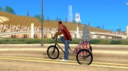 Manual Rickshaw v2 Skin5 для GTA San Andreas миниатюра 2