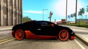 Bugatti Veyron Super Sport 2011 для GTA San Andreas миниатюра 5