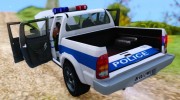Toyota Hilux Georgia Police для GTA San Andreas миниатюра 4