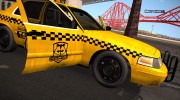 Ford Crown Victoria Taxi из Resident Evil: ORC para GTA San Andreas miniatura 7