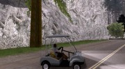 Golf kart для GTA San Andreas миниатюра 5