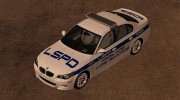 BMW M5 E60 Police LS for GTA San Andreas miniature 5