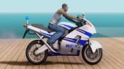 Croatian Police Bike для GTA San Andreas миниатюра 9