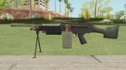 M249 (Battlefield 2) para GTA San Andreas miniatura 1
