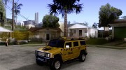 AMG H2 HUMMER TAXI для GTA San Andreas миниатюра 1