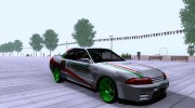 Nissan Skyline GT-R32 BadAss для GTA San Andreas миниатюра 5