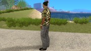 Футболка Хаки para GTA San Andreas miniatura 2