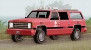 FBI Rancher - Metro Fire Battalion Chief 69 для GTA San Andreas миниатюра 1