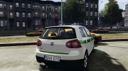 Lithuanian Police Volkswagen Golf 5 GTI [ELS] for GTA 4 miniature 4