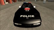 1996 Chevrolet Corvette C4 Police LVPD для GTA San Andreas миниатюра 5
