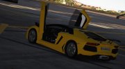 Lamborghini Aventador для GTA 5 миниатюра 13