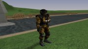 Член группировки Хаос в бронекостюме «Берилл-5М» со шлемом «Сфера-08» из S.T.A.L.K.E.R para GTA San Andreas miniatura 2