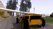 Hummer H2 The HumROD para GTA San Andreas miniatura 3
