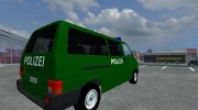Volkswagen Transporter T4 Police para Farming Simulator 2013 miniatura 4
