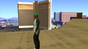 Кепка newyorkyankiys зелёная for GTA San Andreas miniature 4