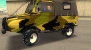 ЛуАЗ 969М Off-Road Лесной камуфляж для GTA 3 миниатюра 2