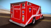 Pierce Commercial TFD Rescue 1 para GTA San Andreas miniatura 4
