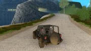 Jeep Wrangler SE для GTA San Andreas миниатюра 3