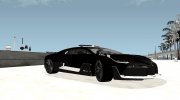 Bugatti Divo 2019 Police Prototype para GTA San Andreas miniatura 2