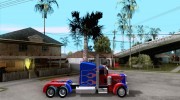 Peterbilt 379 Optimus Prime для GTA San Andreas миниатюра 5