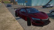 Acura NSX 2016 Forza Ediiton para GTA San Andreas miniatura 4