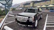 2012 Cadillac Escalade ESV GMT900 1.0 para GTA 5 miniatura 1