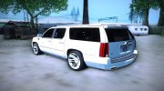 Cadillac Escalade ESV 2012 para GTA San Andreas miniatura 6