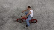Zero's BMX RED tires для GTA San Andreas миниатюра 2
