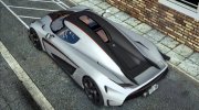 2016 Koenigsegg Regera for GTA San Andreas miniature 2