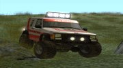 1984-1991 Jeep Cherokee Sandking IVF Dirty para GTA San Andreas miniatura 1