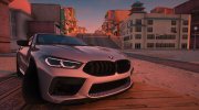 2021 BMW M8 F91 Competition Convertible para GTA San Andreas miniatura 7