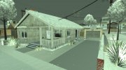 Winter Big Smoke House для GTA San Andreas миниатюра 1