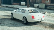 2010 Bentley Continental Flying Spur for GTA 5 miniature 3