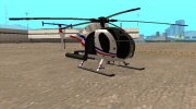 AH 6J Little Bird GBS News Chopper Nuclear Strike for GTA San Andreas miniature 1