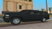 Chevrolet Suburban FBI para GTA Vice City miniatura 3