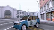 Saab 9-7X Police para GTA San Andreas miniatura 1
