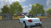 Bentley Continental GT для Farming Simulator 2013 миниатюра 3