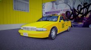 Chevrolet Caprice 1991 Taxi для GTA 3 миниатюра 1