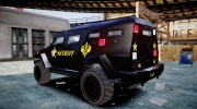 HVY Insurgent Pick-Up SWAT GTA 5 для GTA 4 миниатюра 4