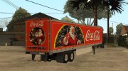 Trailer Coca Cola Christmas Edition for GTA San Andreas miniature 2