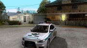 Mitsubishi Lancer Evolution X Казахстанская Полиция для GTA San Andreas миниатюра 1