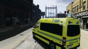 Mercedes-Benz Sprinter PK731 Ambulance для GTA 4 миниатюра 3