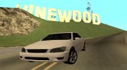 Lexus IS 300 2001 Lowpoly для GTA San Andreas миниатюра 1