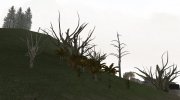 Late Autumn Vegetation для GTA San Andreas миниатюра 4