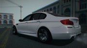 BMW M5 F10 2012 Stock Version para GTA San Andreas miniatura 5