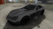 Mercedes-Benz SLR McLaren 722 FBI para GTA San Andreas miniatura 1