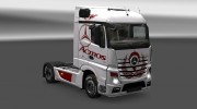 Скин ACTROS для Mercedes Actros 2014 для Euro Truck Simulator 2 миниатюра 1