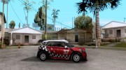 Mini Countryman WRC para GTA San Andreas miniatura 5