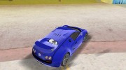 Bugatti Veyron Extreme Sport for GTA Vice City miniature 5