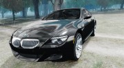 BMW M6 2010 для GTA 4 миниатюра 1
